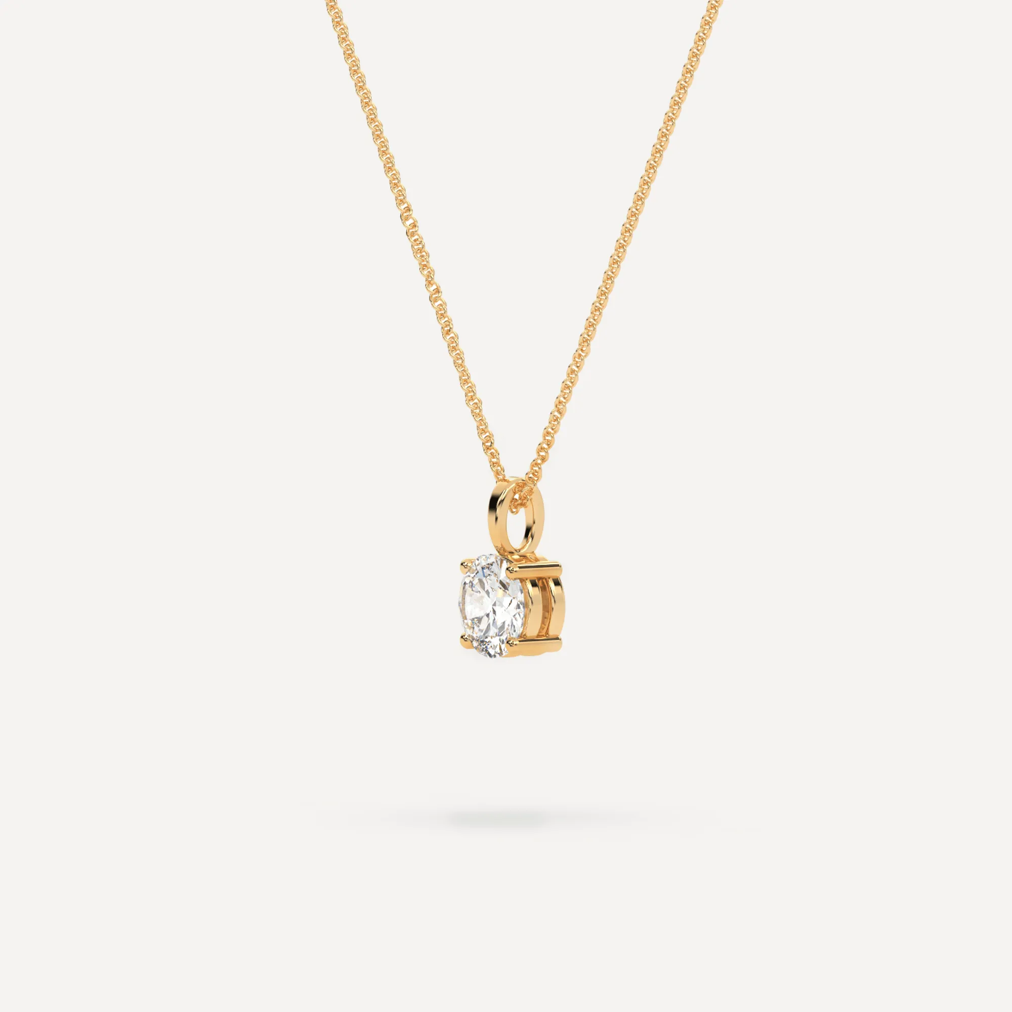 16/18 Necklace Diamond Pendant