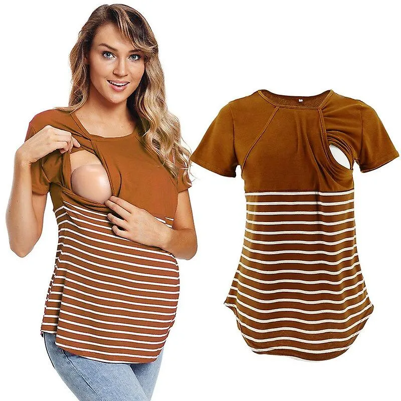 2022 Maternity Clothes Tops Pregnant Long Sleeve Breastfeeding Blouse Women Top Mama Clothing Pregnancy T-Shirt Premaman  Skirts