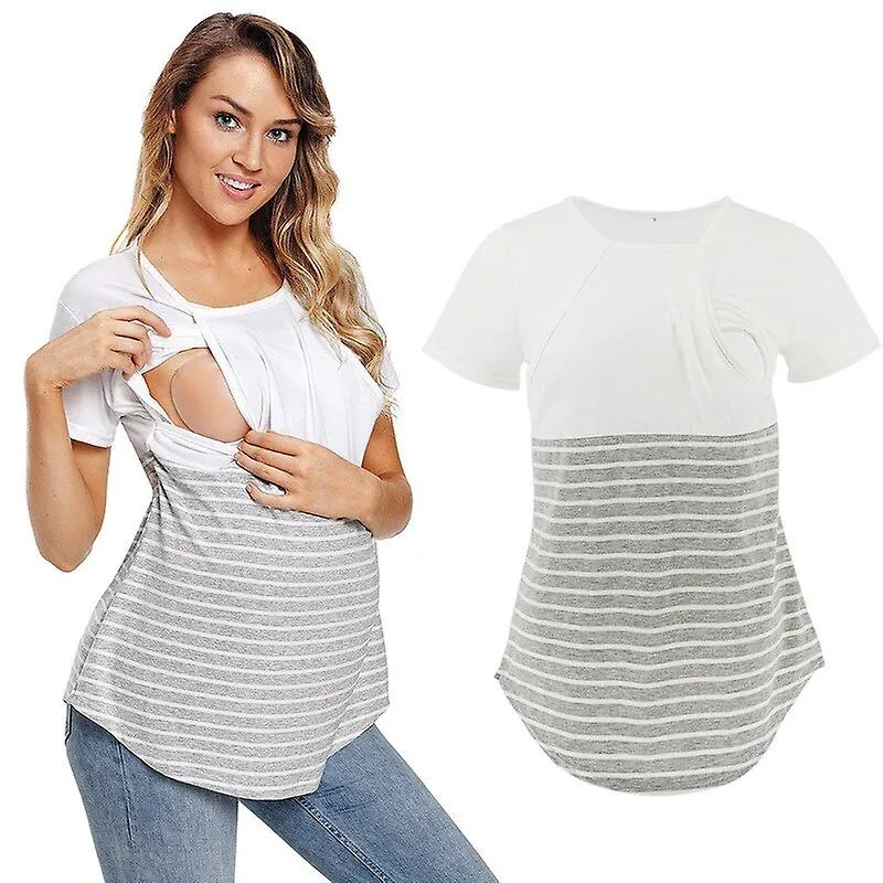 2022 Maternity Clothes Tops Pregnant Long Sleeve Breastfeeding Blouse Women Top Mama Clothing Pregnancy T-Shirt Premaman  Skirts