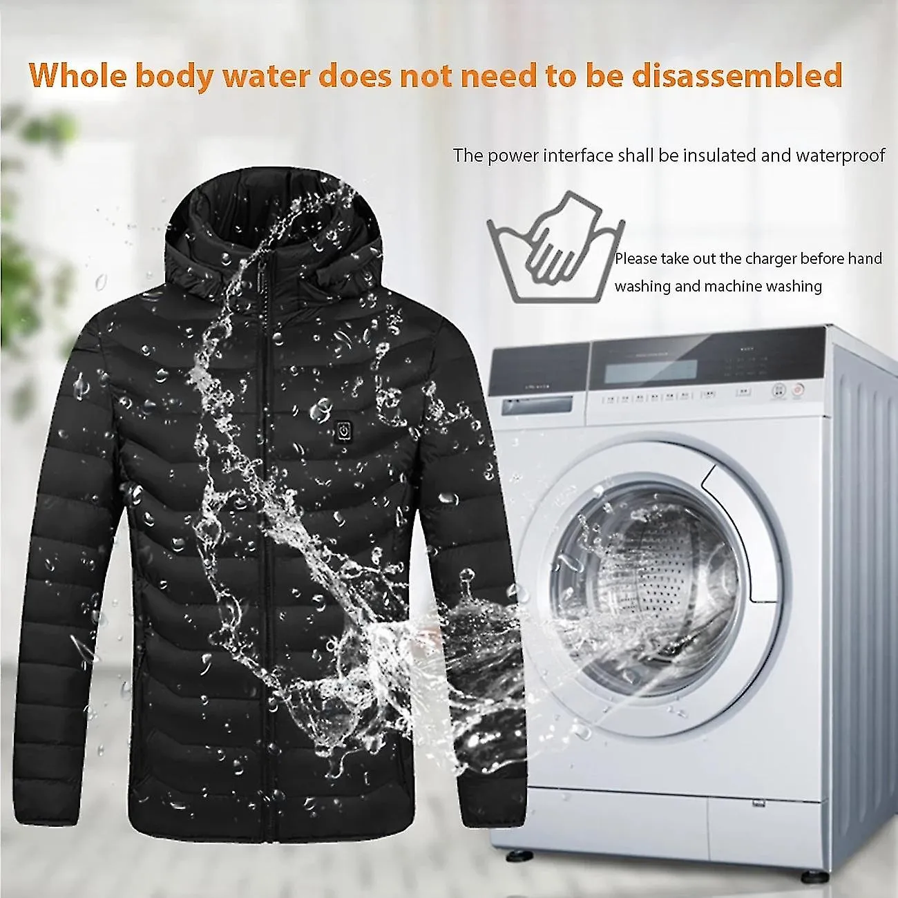 8 Areas Heated Jackets Usb Men's Women's Winter Outdoor Electric Heating Jackets Warm Sprots Thermal Coat Clothing Heata