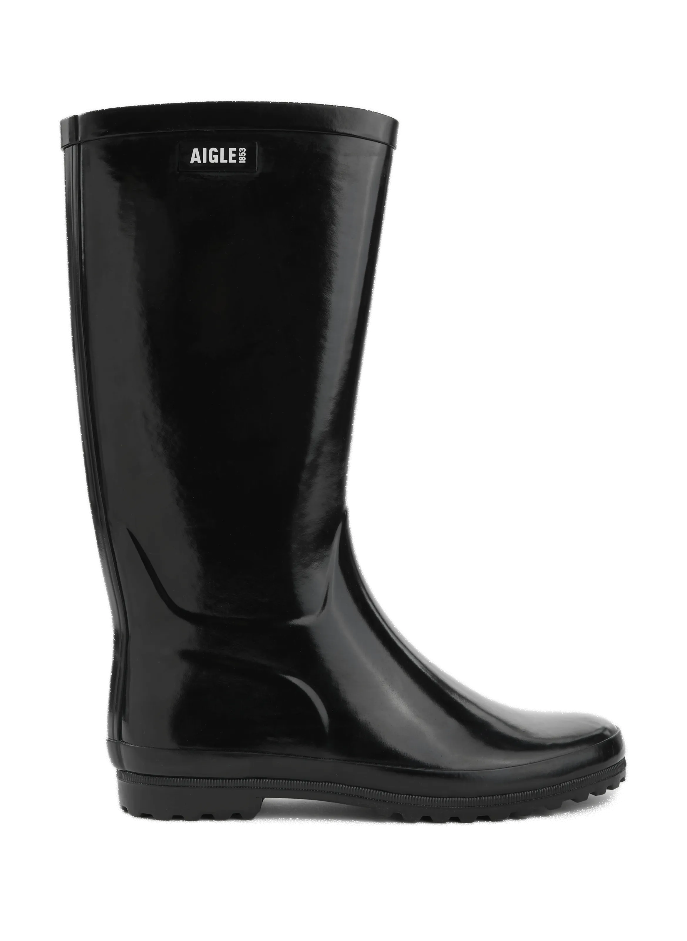 AIGLE  Patent rain boots  - Black