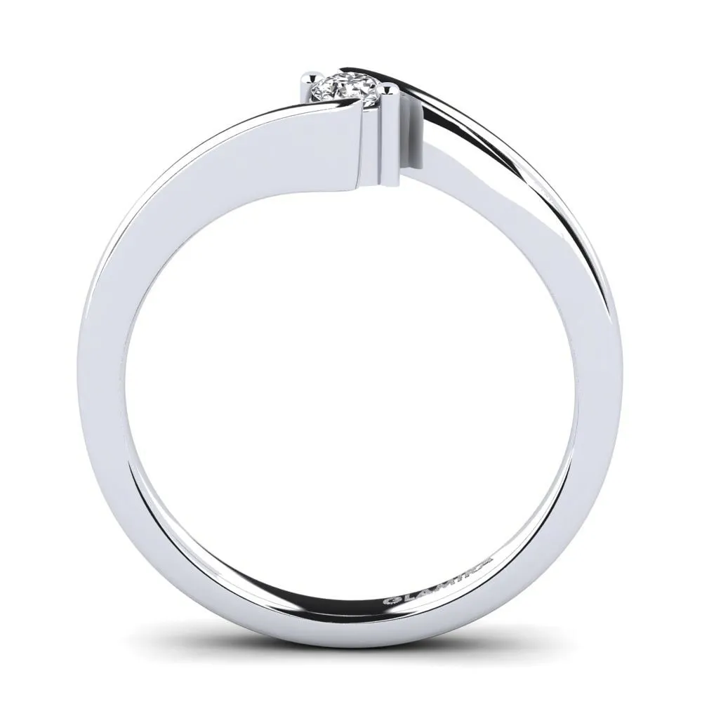 Anillo de compromiso Bridal Element 0.1 crt