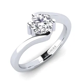 Anillo de compromiso Bridal Element 0.8 crt