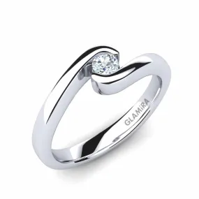 Anillo de compromiso Bridal Luxuy 0.1crt