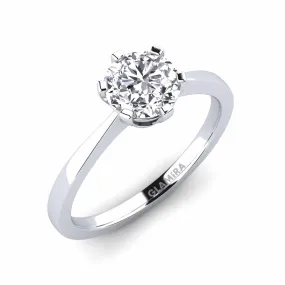 Anillo de compromiso Bridal Rise 1.0crt