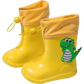 Baby Kids Wellies Toddler Cute Dinosaur Boots For Girls Boys Rain Boots Lightweight Waterproof Boots