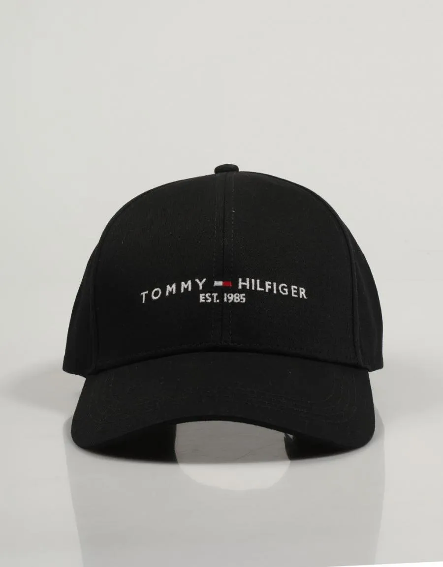  baseball cap TOMMY HILFIGER Th Established Cap en Black 83077