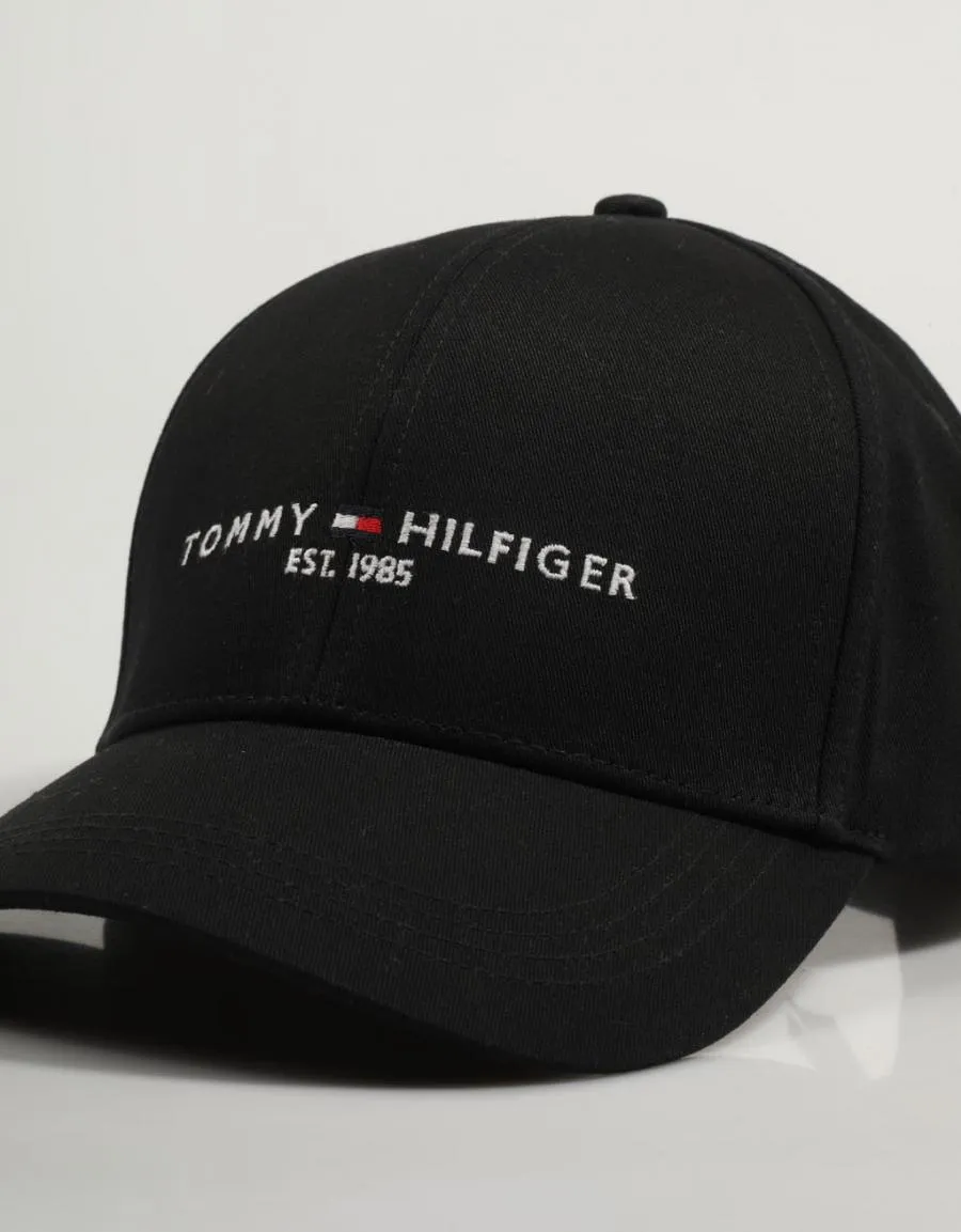  baseball cap TOMMY HILFIGER Th Established Cap en Black 83077