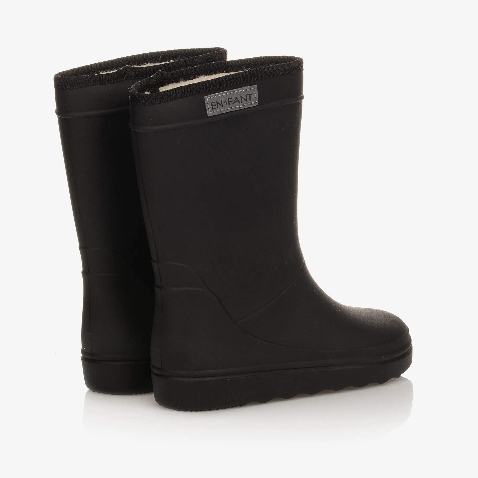 Black Thermal Rain Boots