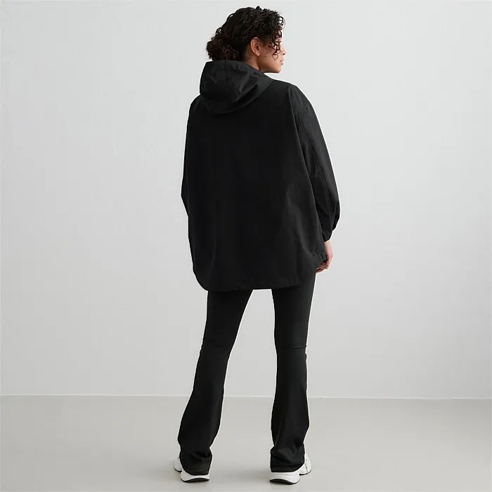 Black Waterproof Oversized Anorak | Jackets | Stirling Sports