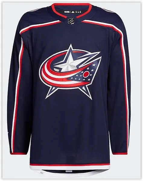 BLUE JACKETS HOME AUTHENTIC JERSEY Adidas