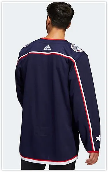 BLUE JACKETS HOME AUTHENTIC JERSEY Adidas