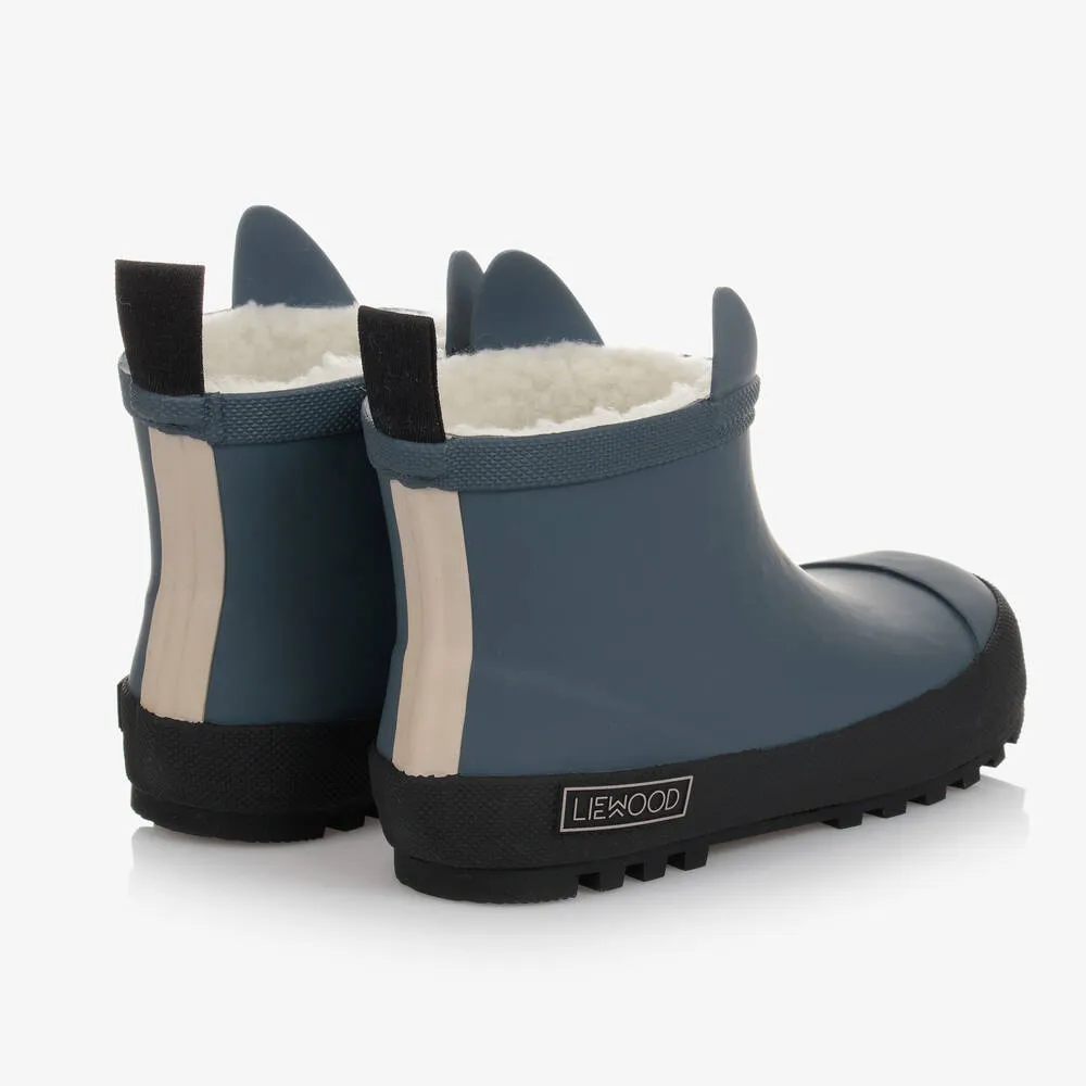 Blue Panda Short Rain Boots 