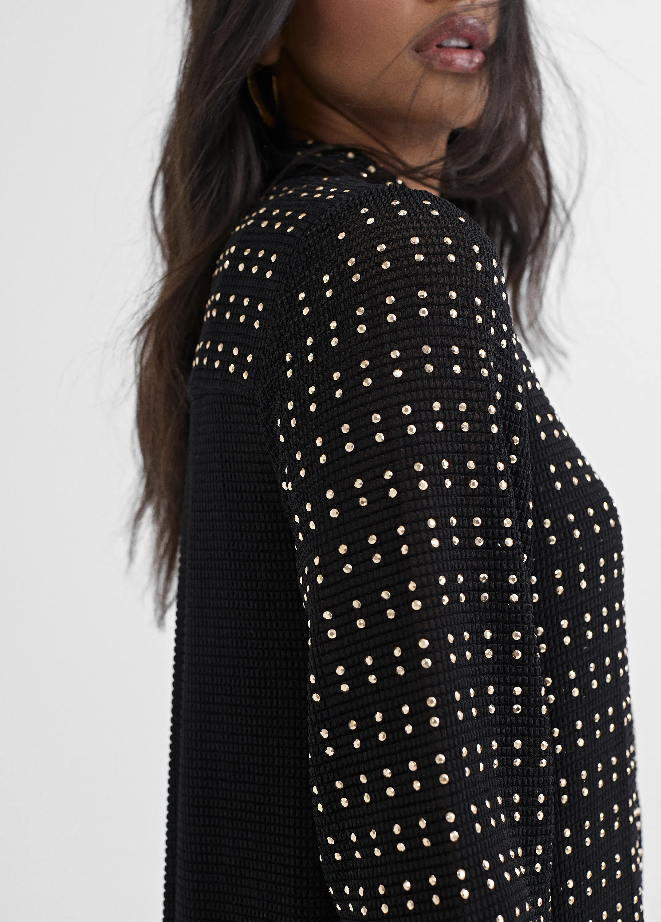 Blusa larga semitransparente studs Lola Casademunt