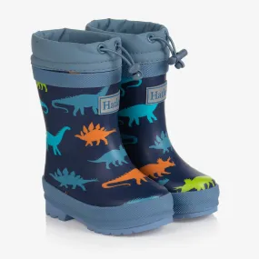 Boys Blue Dinosaur Rain Boots