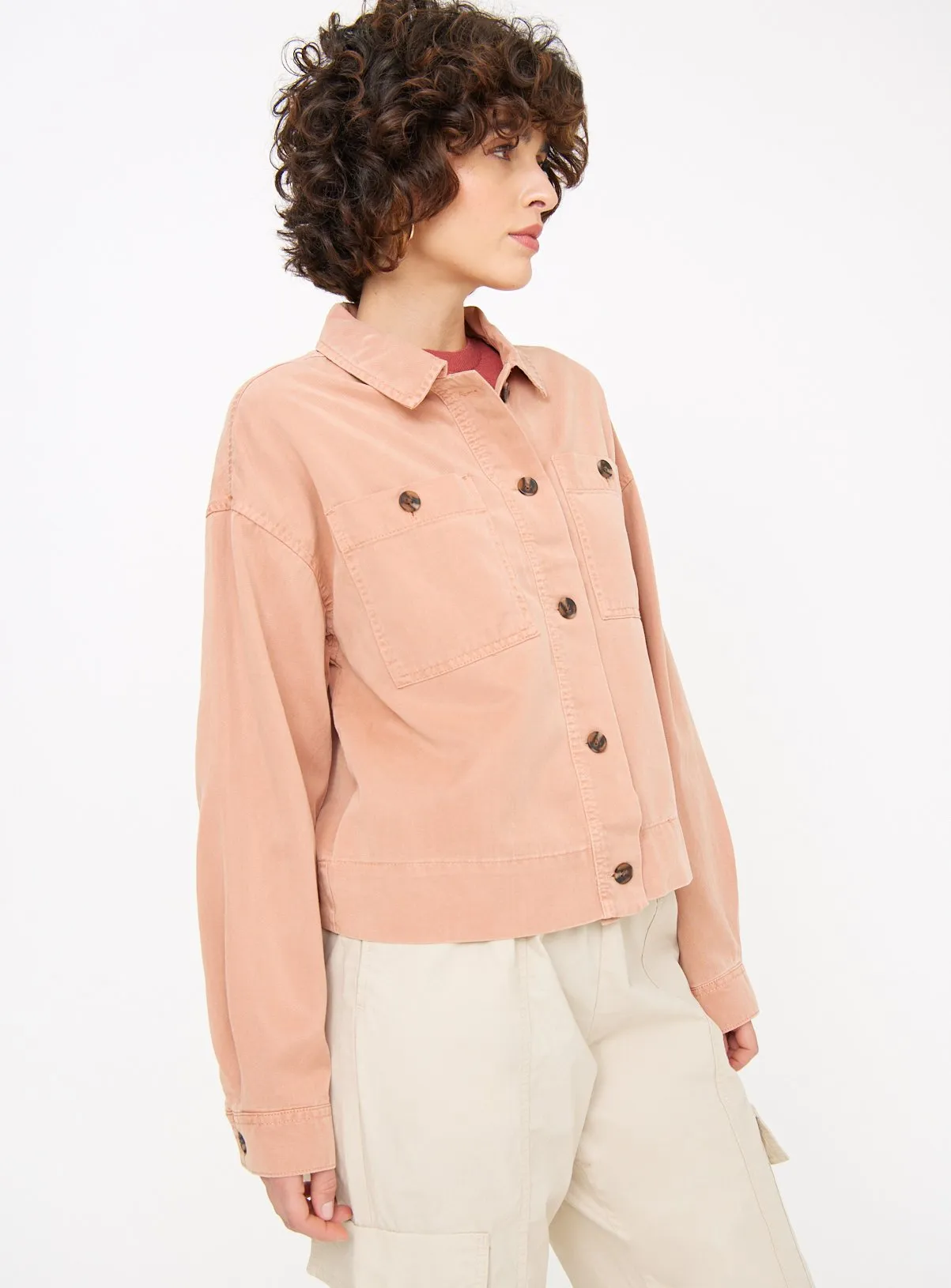 Buy Pink Twill Lightweight Jacket 20 | Jackets | Tu