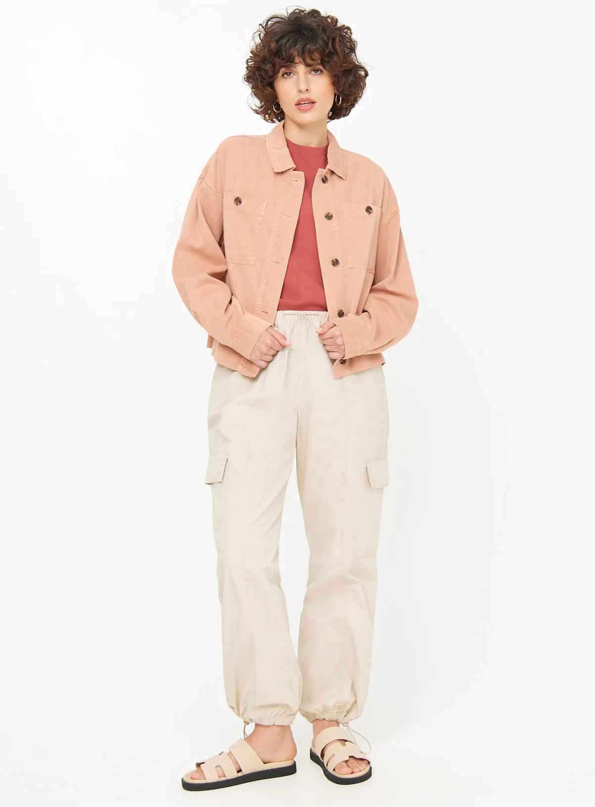 Buy Pink Twill Lightweight Jacket 20 | Jackets | Tu