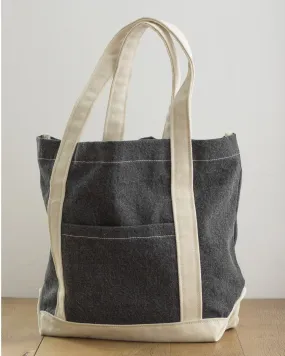 CA3828DS Bags By Jassz Canvas Denim Shopper