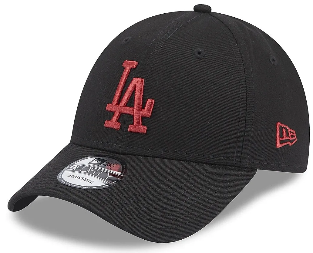 cap New Era 9FO League Essential MLB Los Angeles Dodgers - Black/Cardinal - men´s