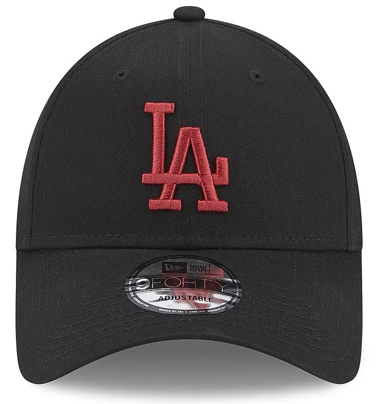 cap New Era 9FO League Essential MLB Los Angeles Dodgers - Black/Cardinal - men´s