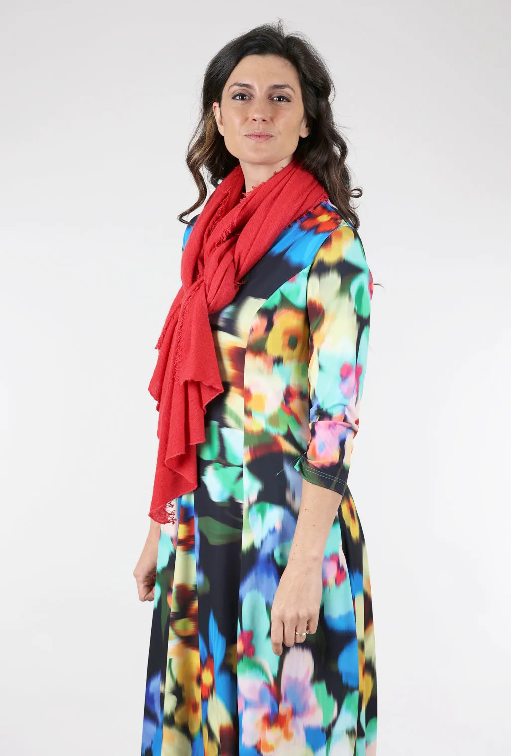 Cashmere Love Scarf, True Red