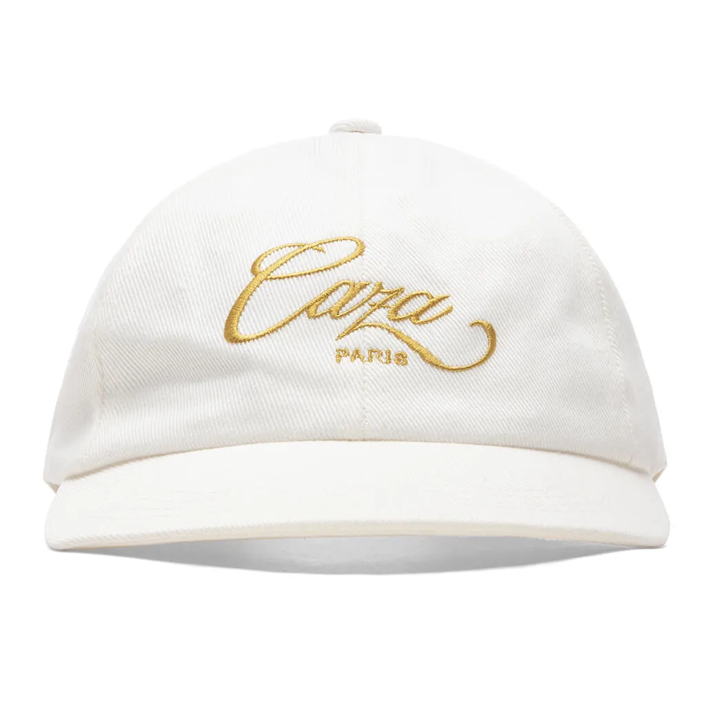 Caza Embroidered Cap - Off White