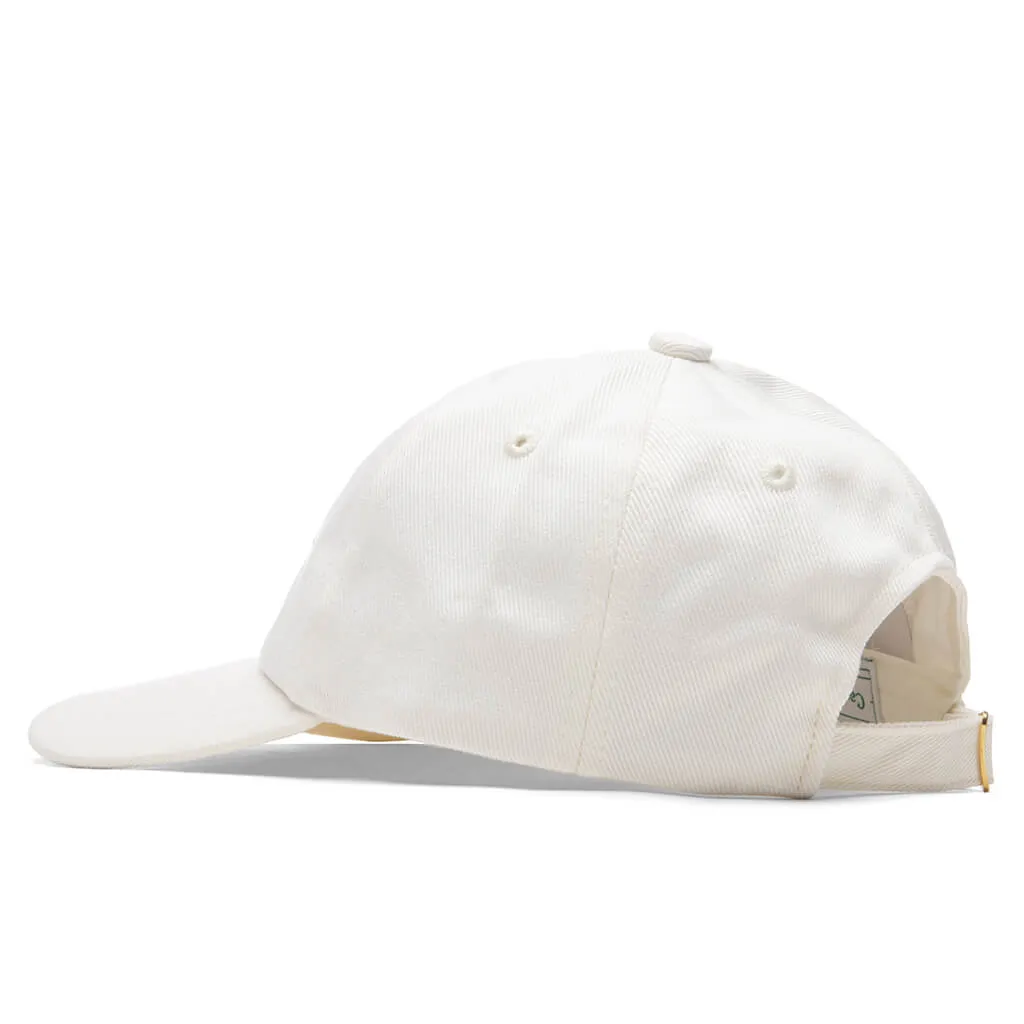 Caza Embroidered Cap - Off White