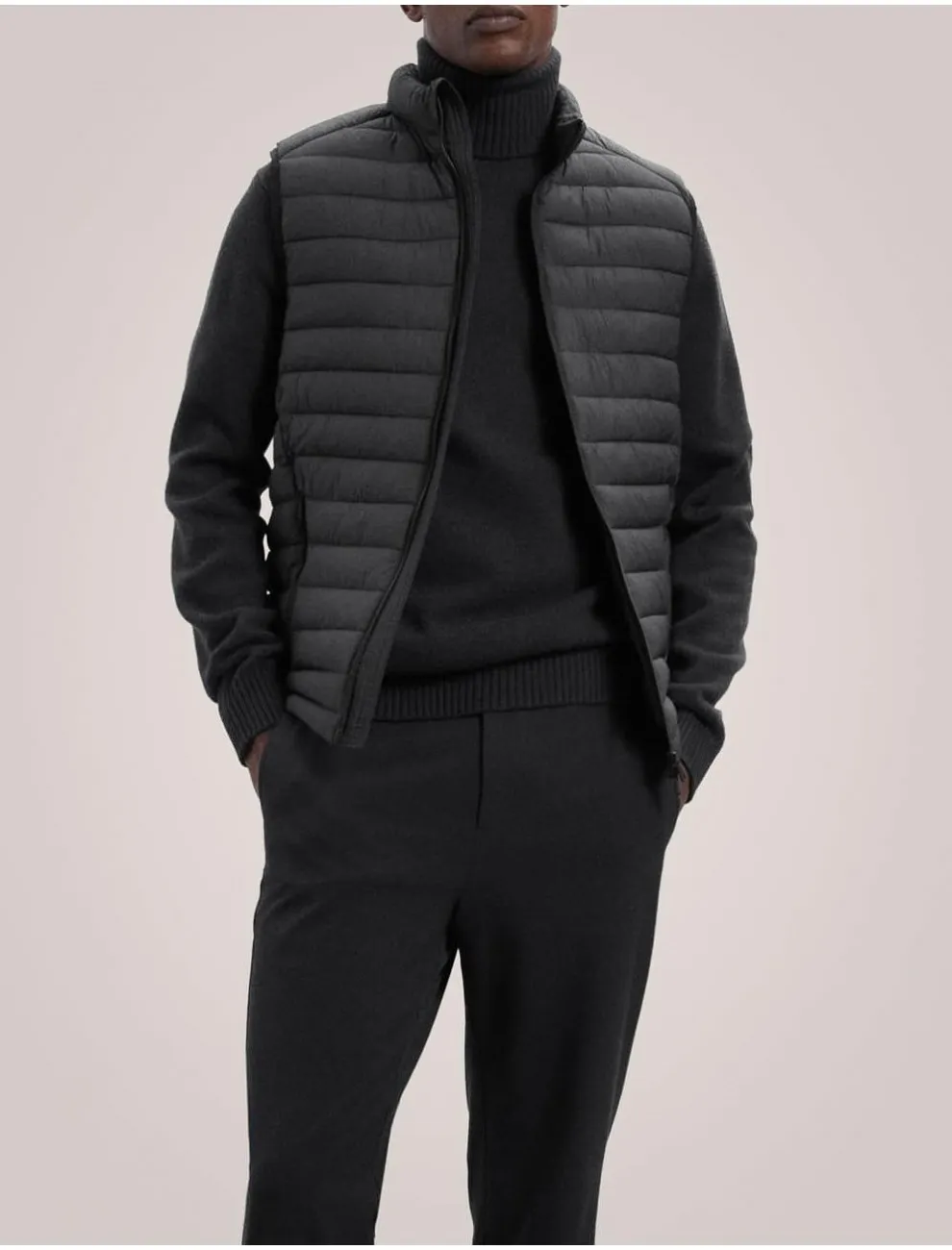 Chaleco Hombre Ecoalf Cardiffalf Vest  Man  Negro