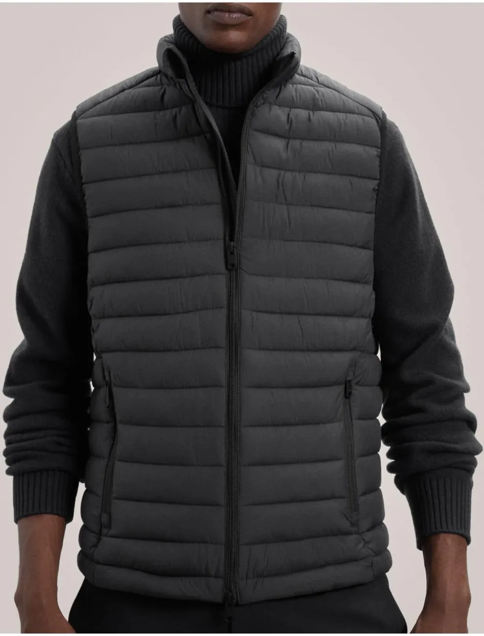 Chaleco Hombre Ecoalf Cardiffalf Vest  Man  Negro