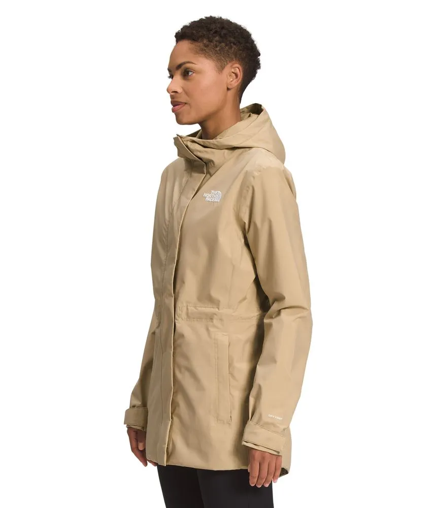 Chaqueta City Breeze Rain Impermeable Beige Mujer The North Face