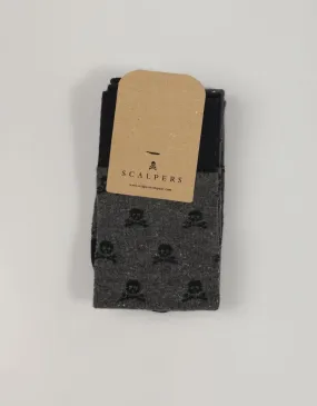  chaussettes SCALPERS BAGS Socks 25761 en Gris 83295