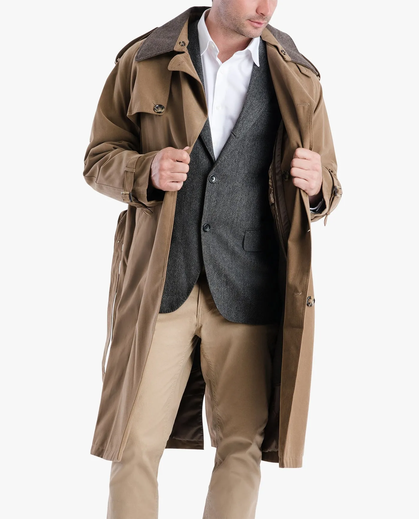 CLASSIC DOUBLE BREASTED TRENCH COAT