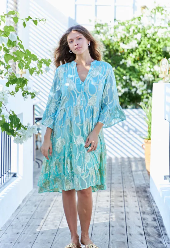 Debbie Katz Maleah Dress - Sea Mist