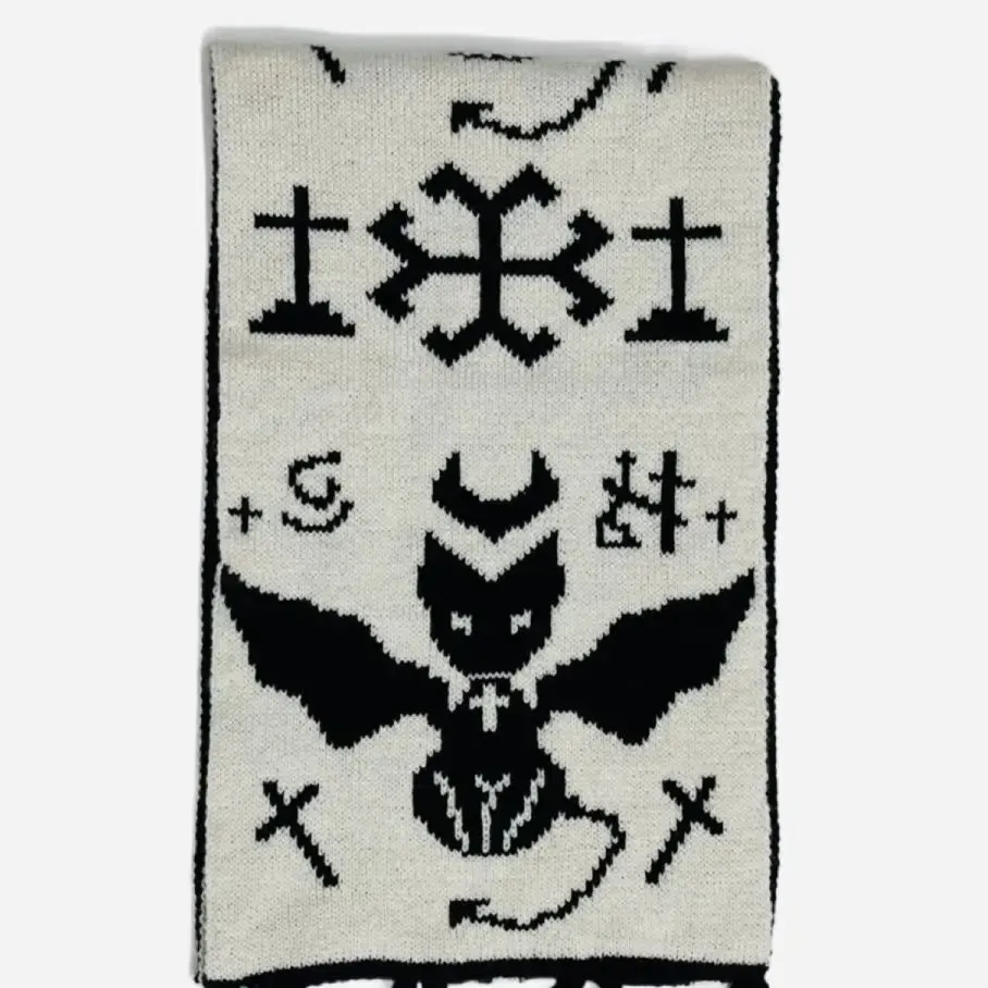 Demonic- the Demon Kitty Reversible Scarf