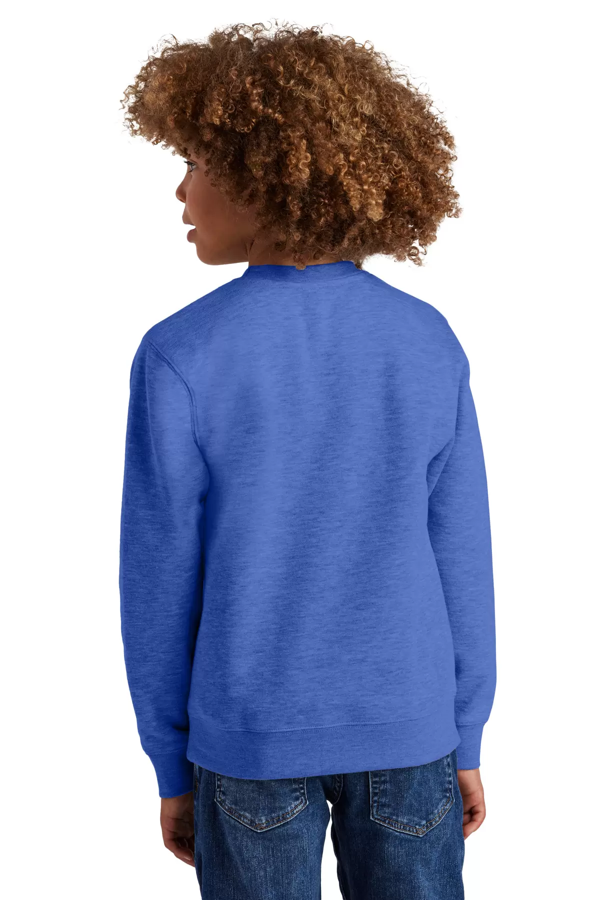 District Clothing DT6104Y District Youth V.I.T. Fleece Crew SKU: DT6104Y