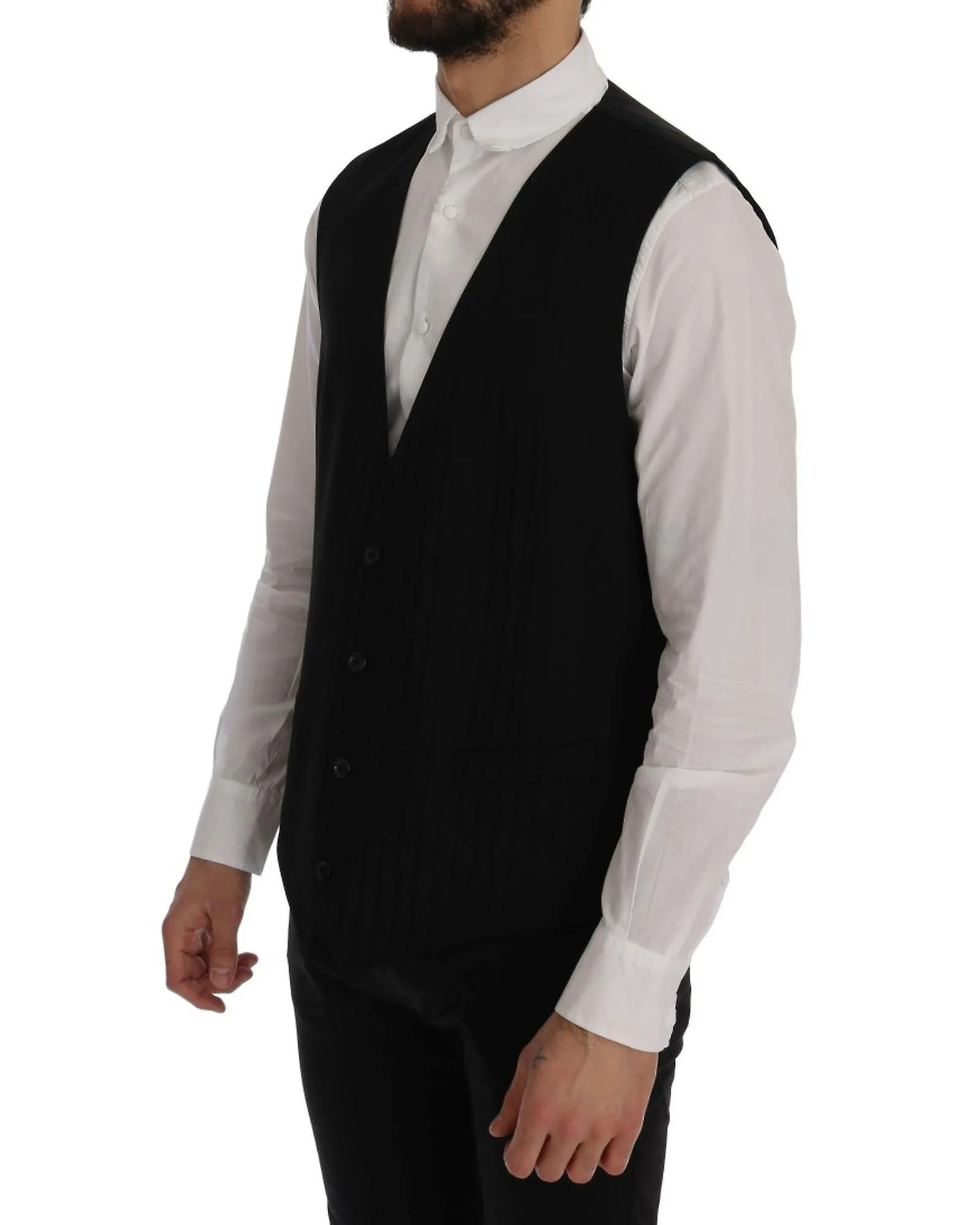 Dolce & Gabbana Wool Stretch Vest