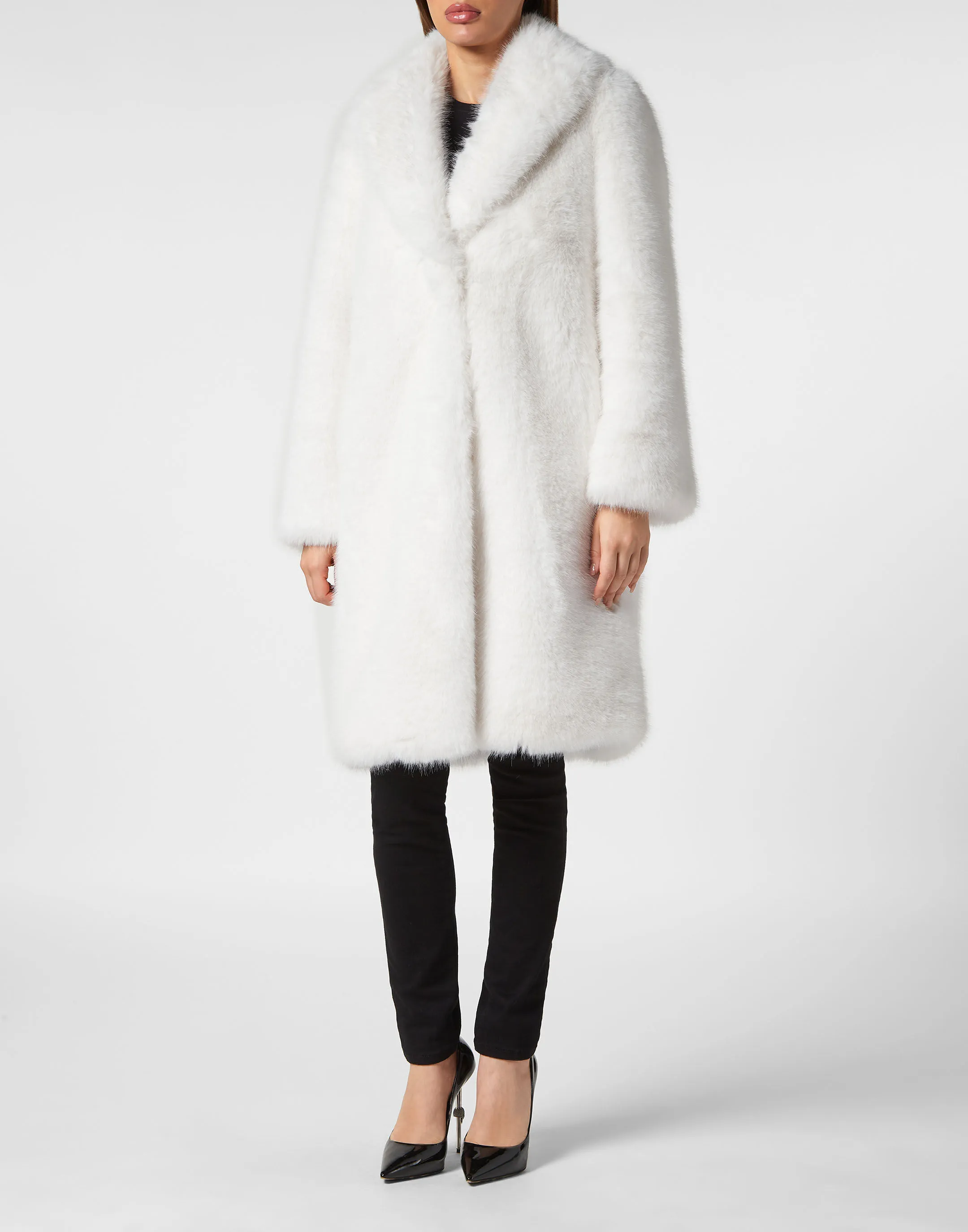 Eco Fur Maxi Coat