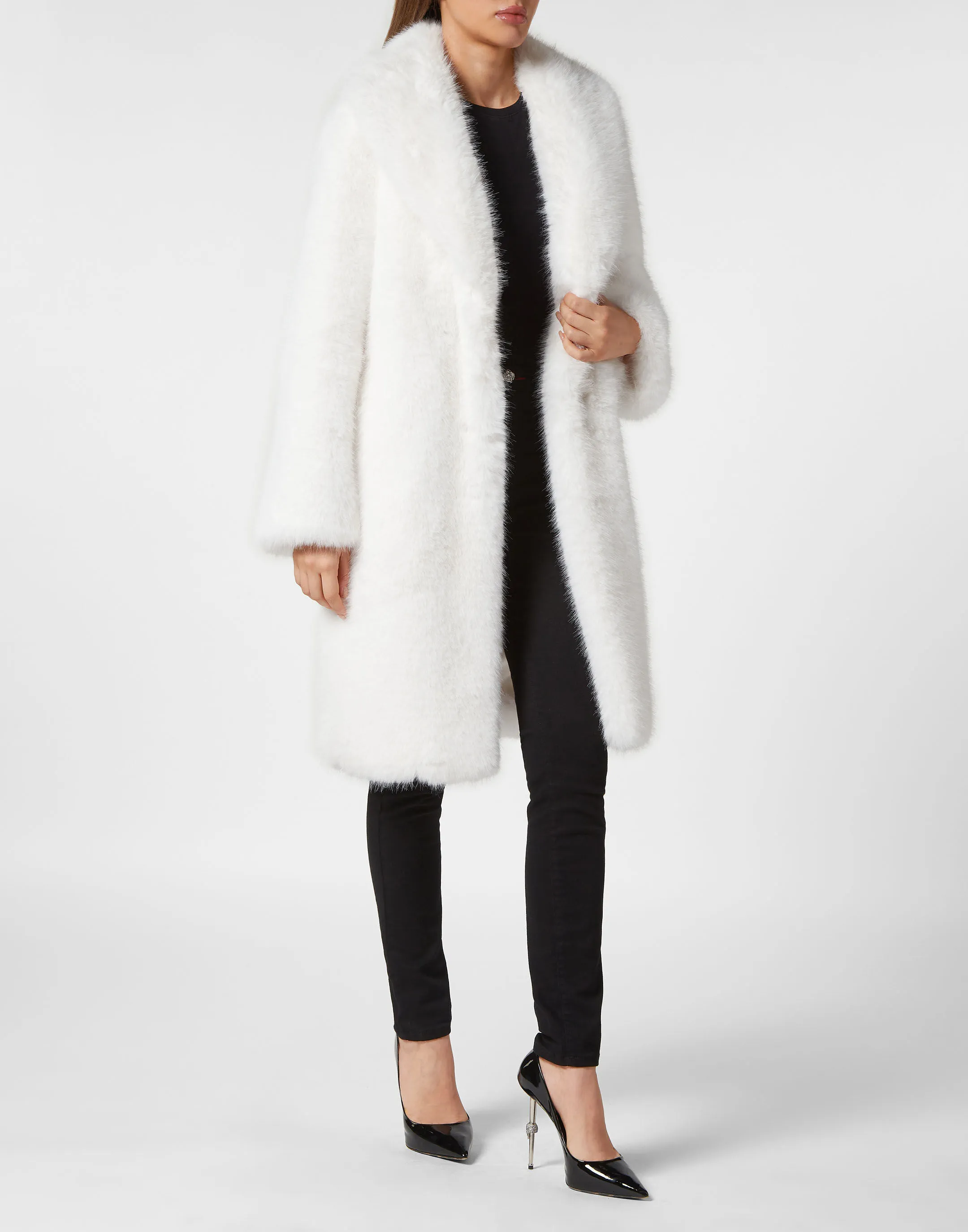 Eco Fur Maxi Coat