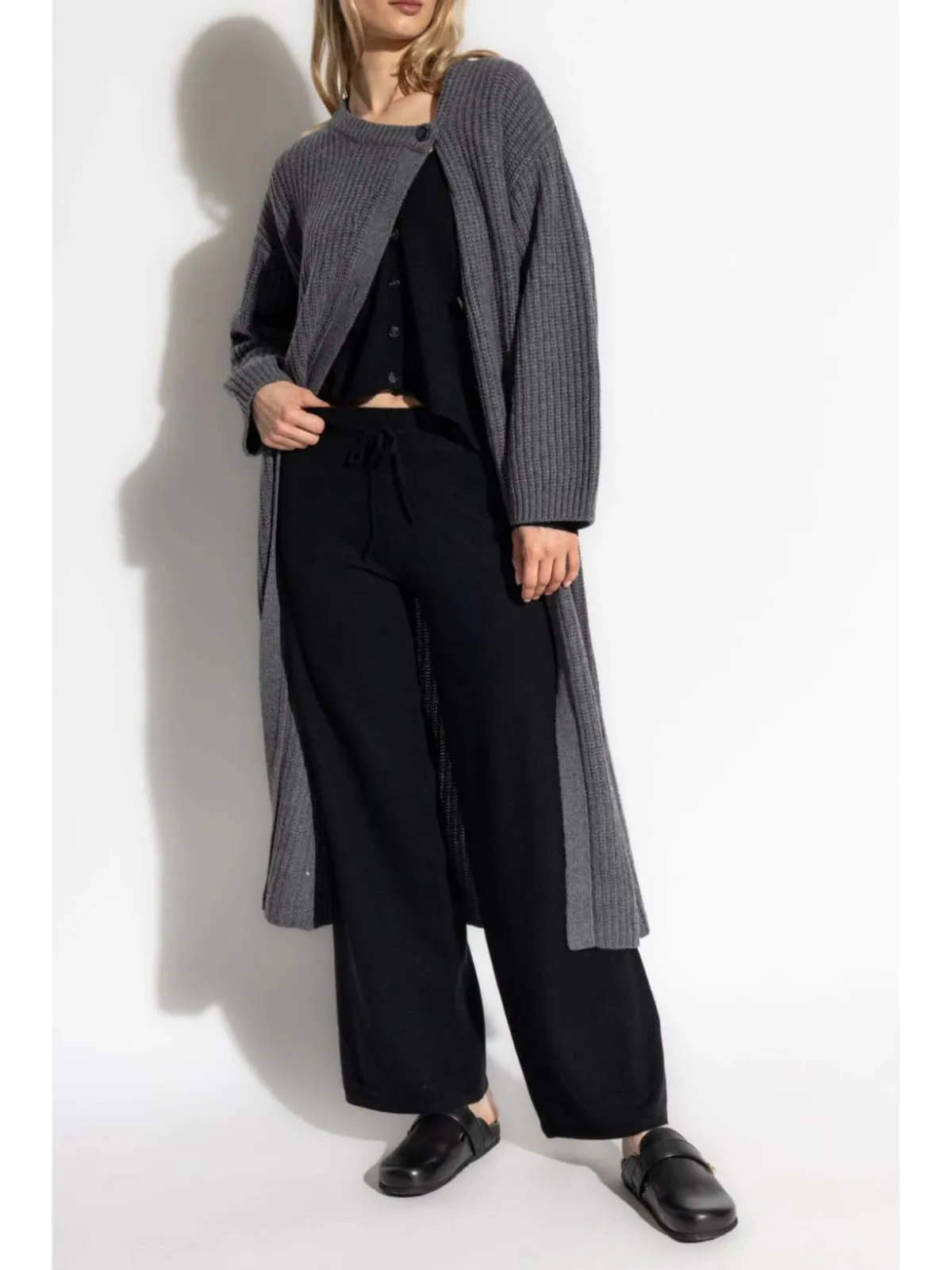 Elodie Cardigan Coat - Graphite