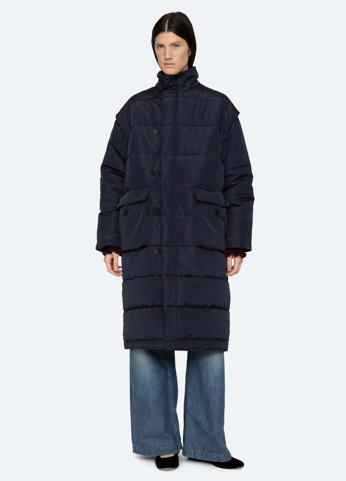 Estelle Coat - Navy