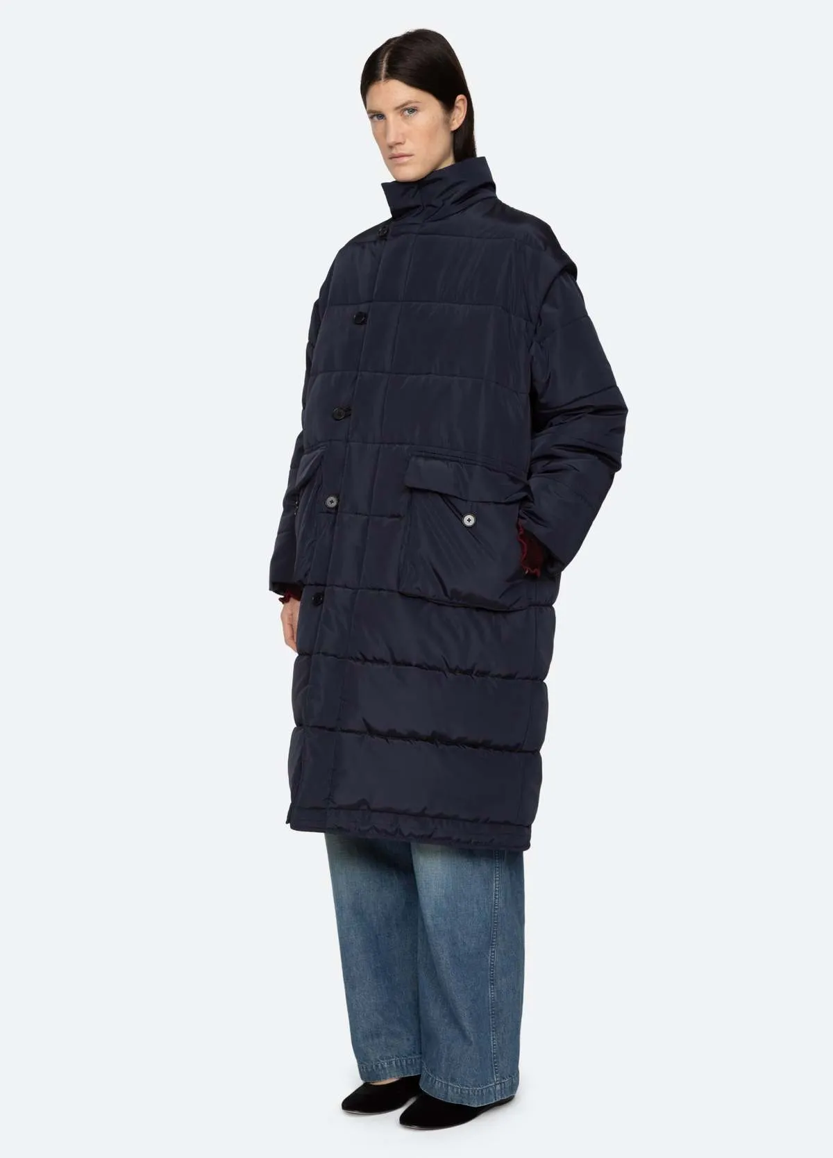 Estelle Coat - Navy