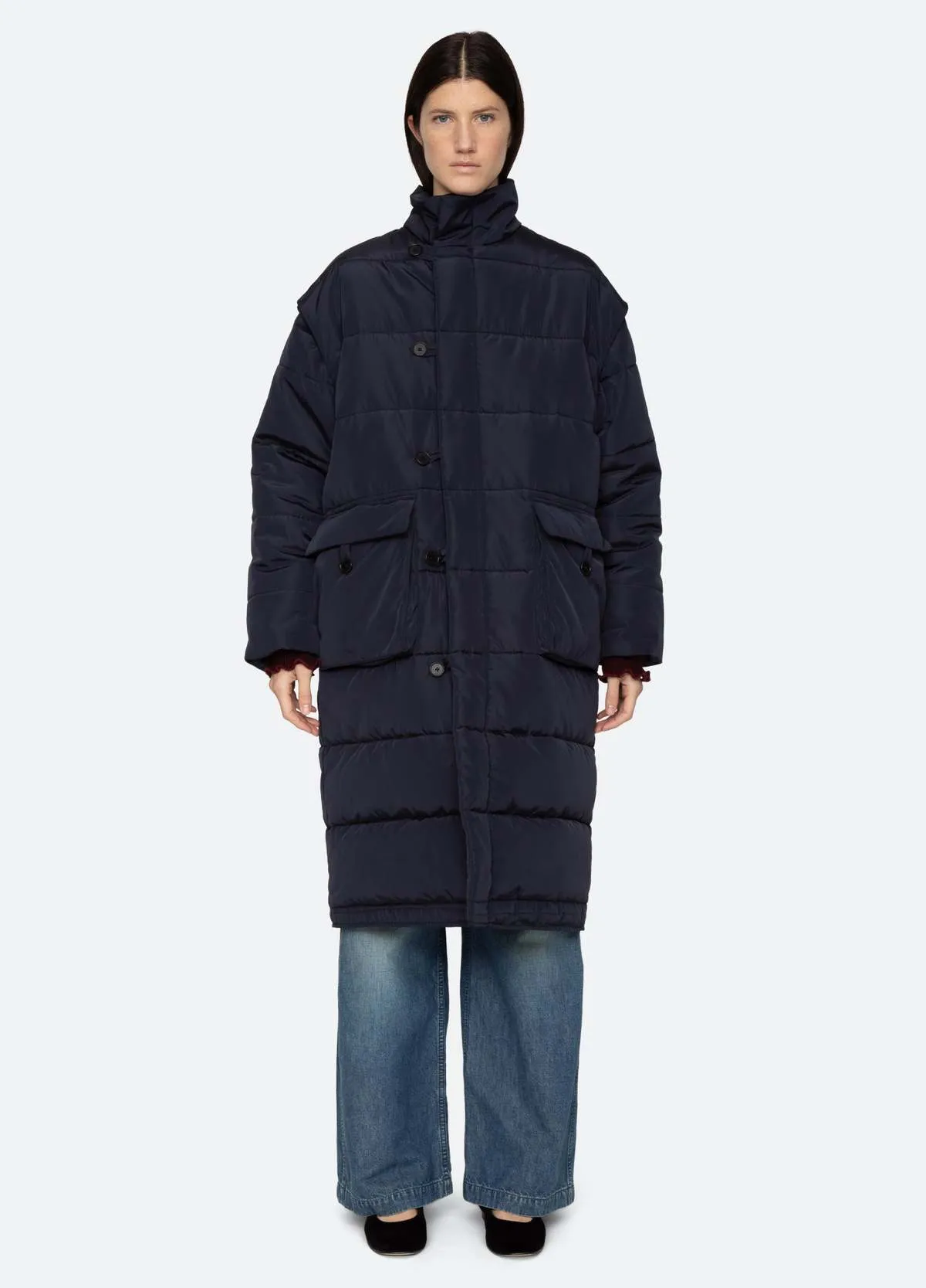 Estelle Coat - Navy