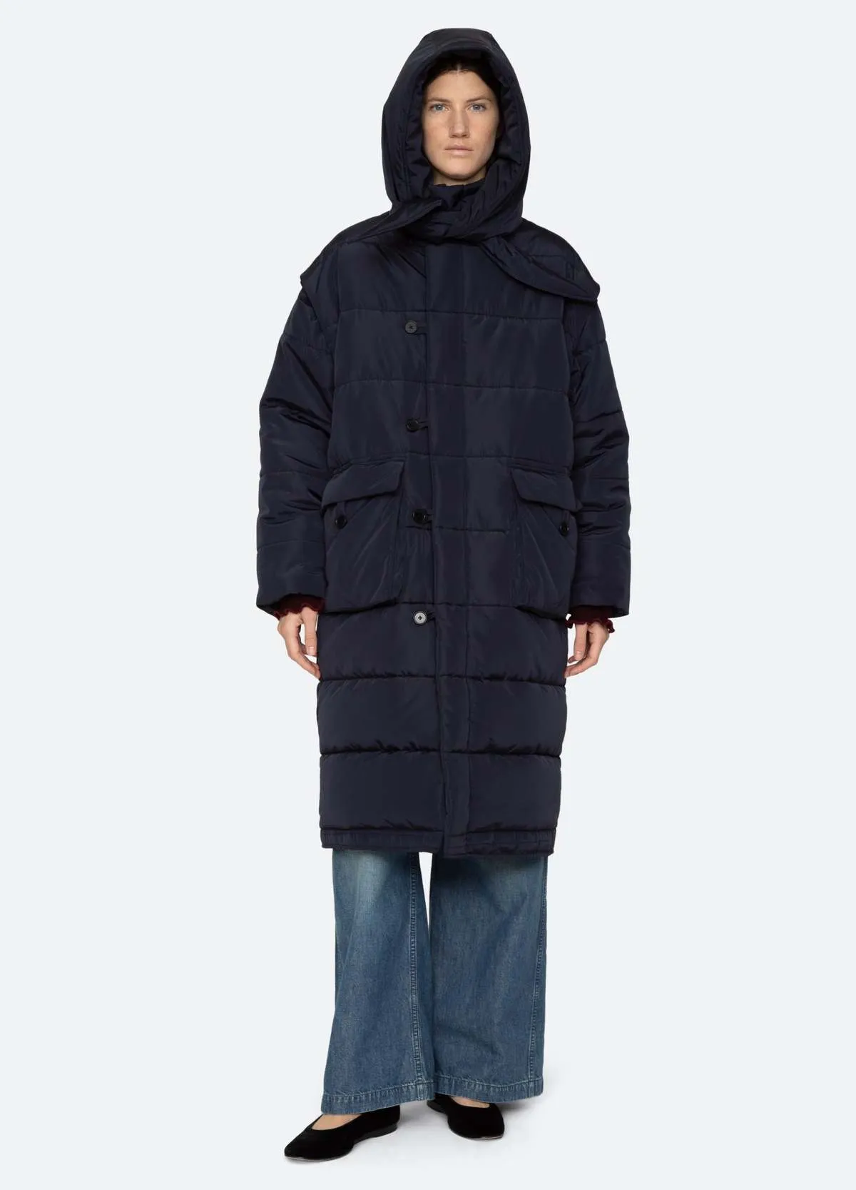 Estelle Coat - Navy