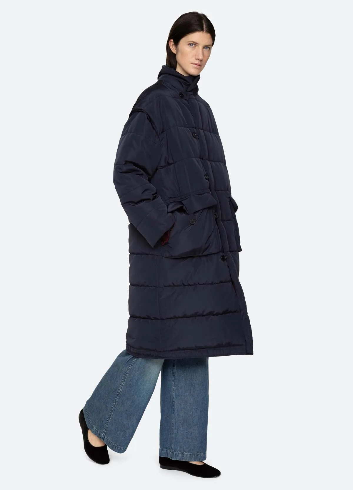 Estelle Coat - Navy