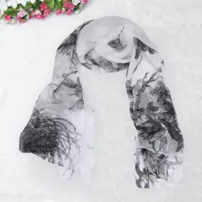 Fashion New 216 Women Scarf Print Ladies Chiffon Square Scarves female bufanda mujer Lady Long Wrap Women's Shawl Scarves GS