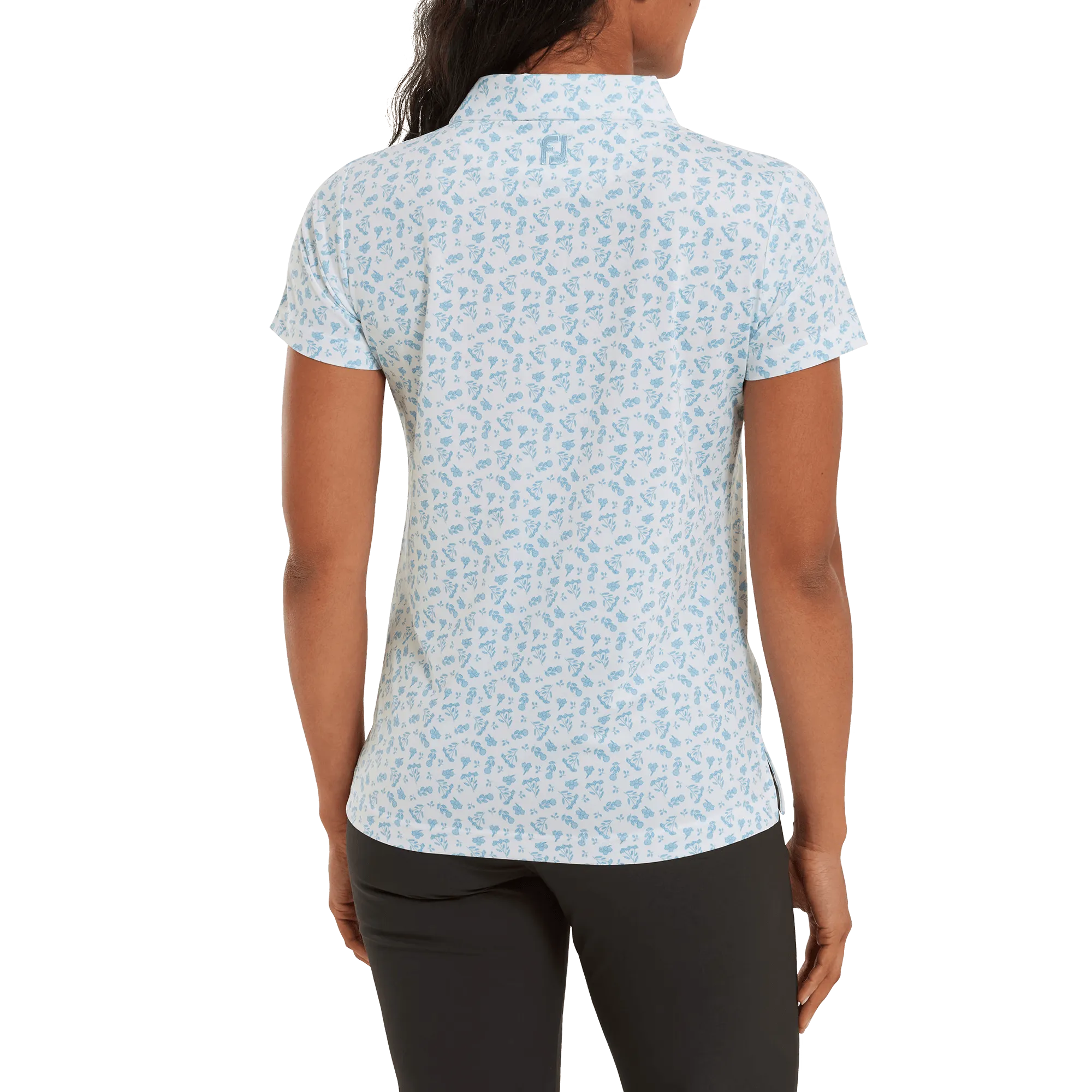 FootJoy Women's Floral Print Lisle Polo