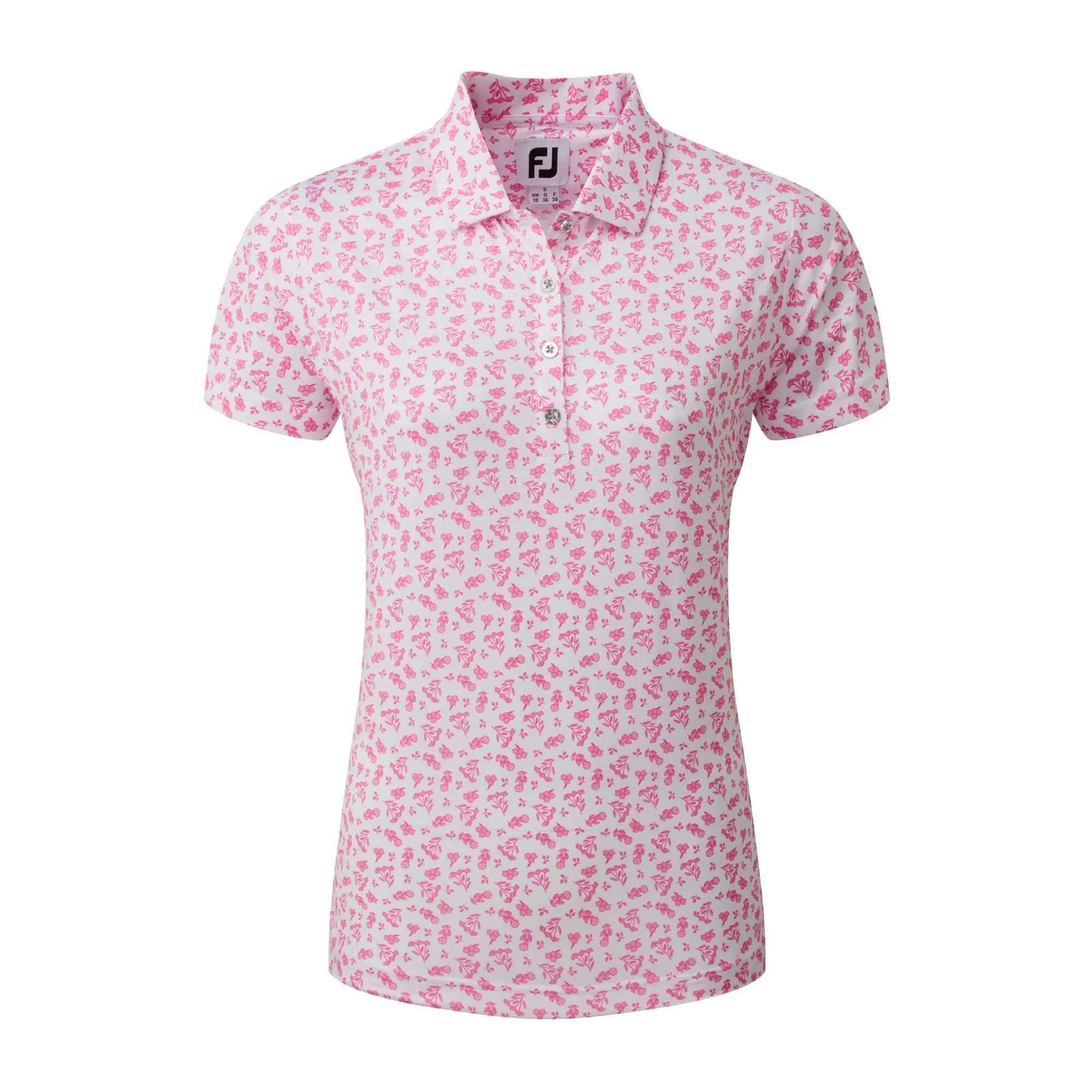 FootJoy Women's Floral Print Lisle Polo