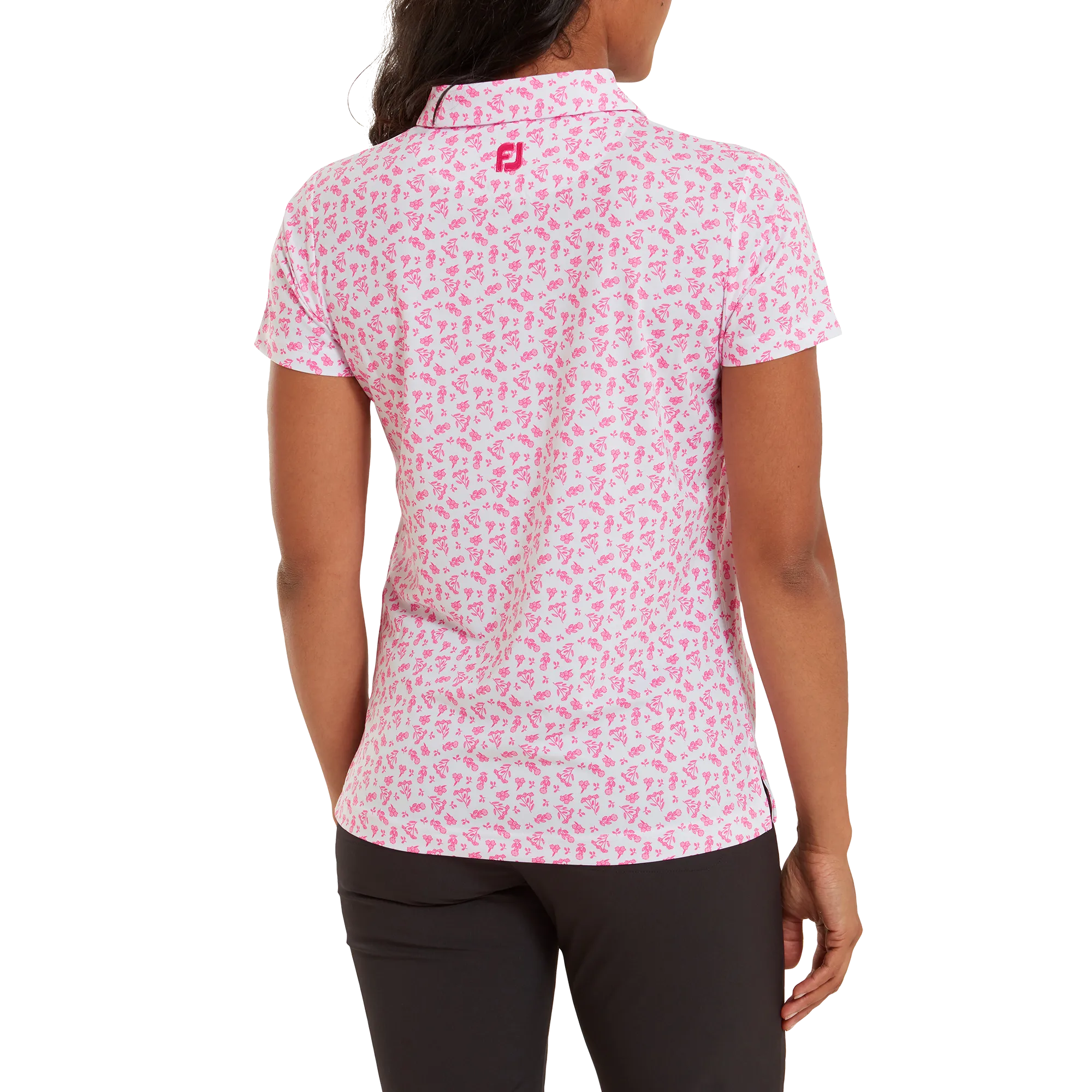 FootJoy Women's Floral Print Lisle Polo