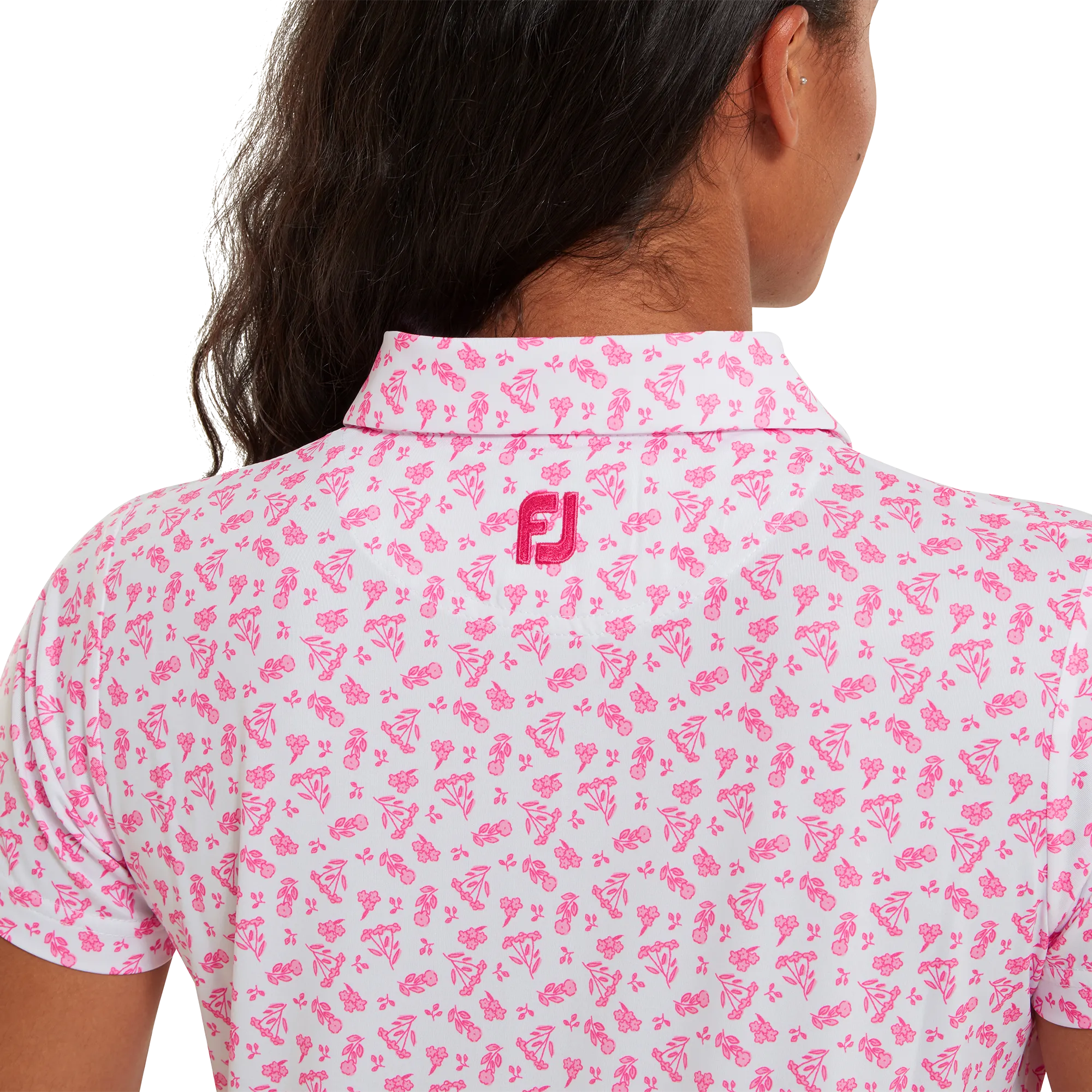 FootJoy Women's Floral Print Lisle Polo