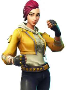 Fortnite Yellow Women Jacket - New American Jackets